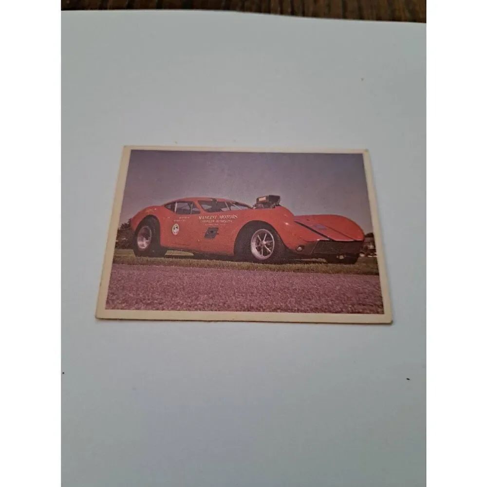 Vintage 1965 Hot Rod Magazine #33 Spec Sheet Modified Sport Car Trading Card